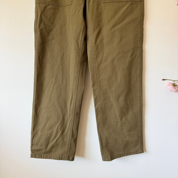 Brixton‎ Alameda Relaxed Carpenter Pants Olive Green Size 25 Womens Utility Edgy - Picture 7 of 16
